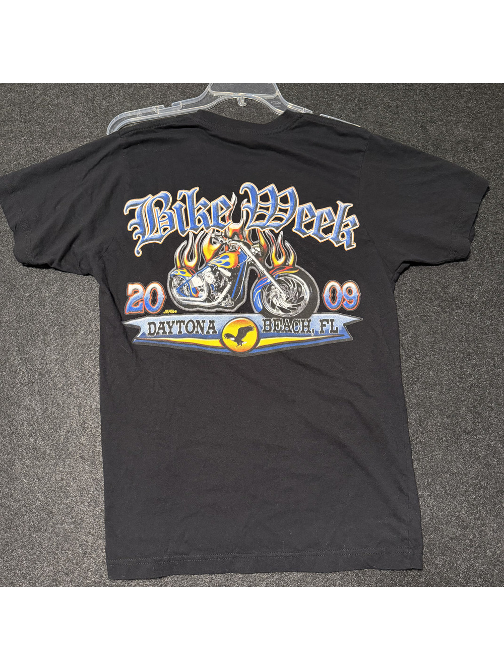 Vintage 2009 Daytona Beach Bike Week T-Shirt Graphic Motorcycle Unisex S/M